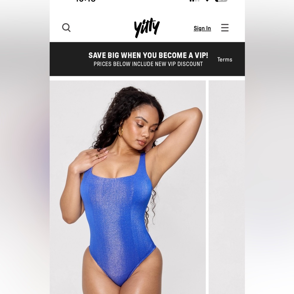 YITTY Sparkling Blue One-Piece Swimsuit (26)